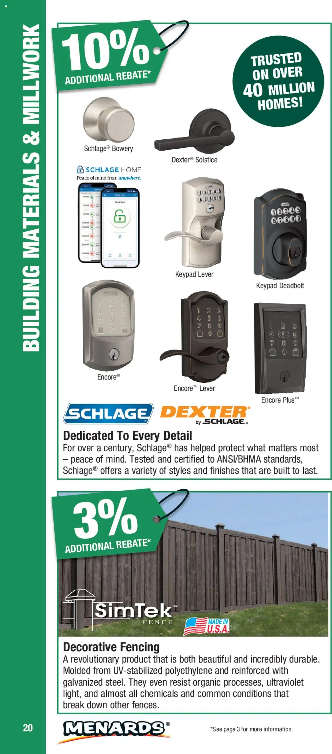 Menards Contractor Catalog - valid from 01.01.2025 | Page: 20