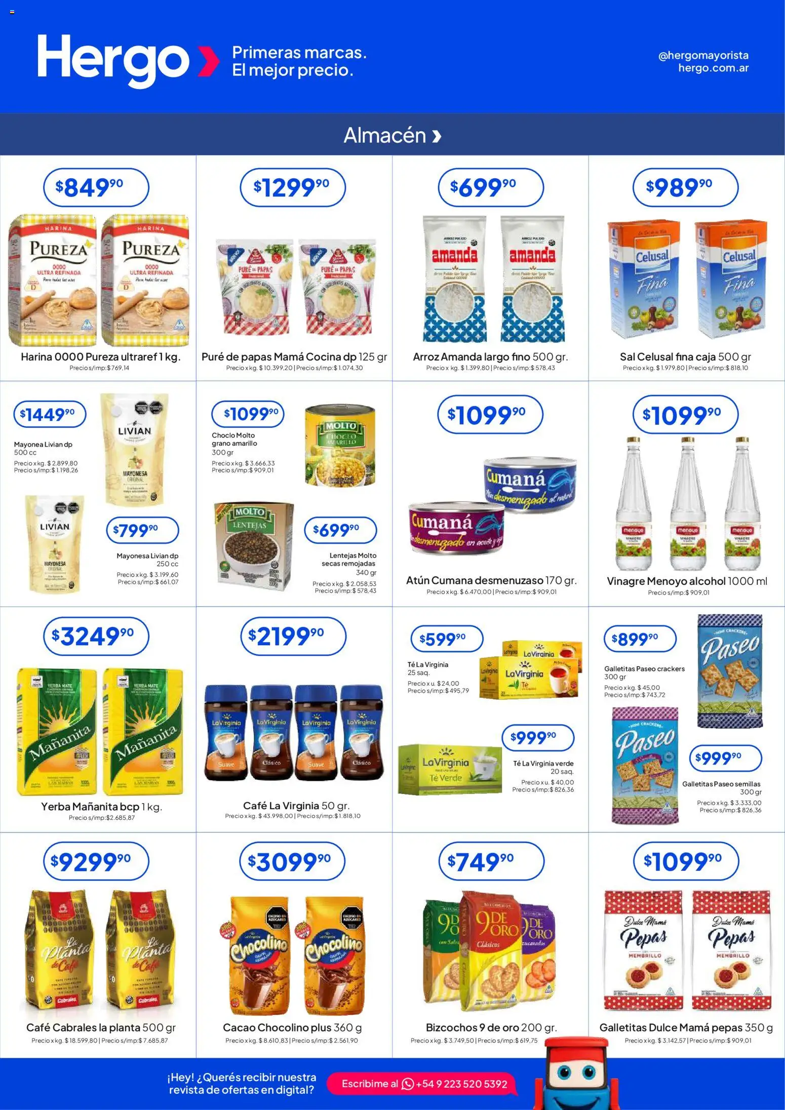Hergo catálogo │ válido desde el 07.01.2026 | Página: 2 | Productos: Cocina, Galletitas, Harina, Yerba