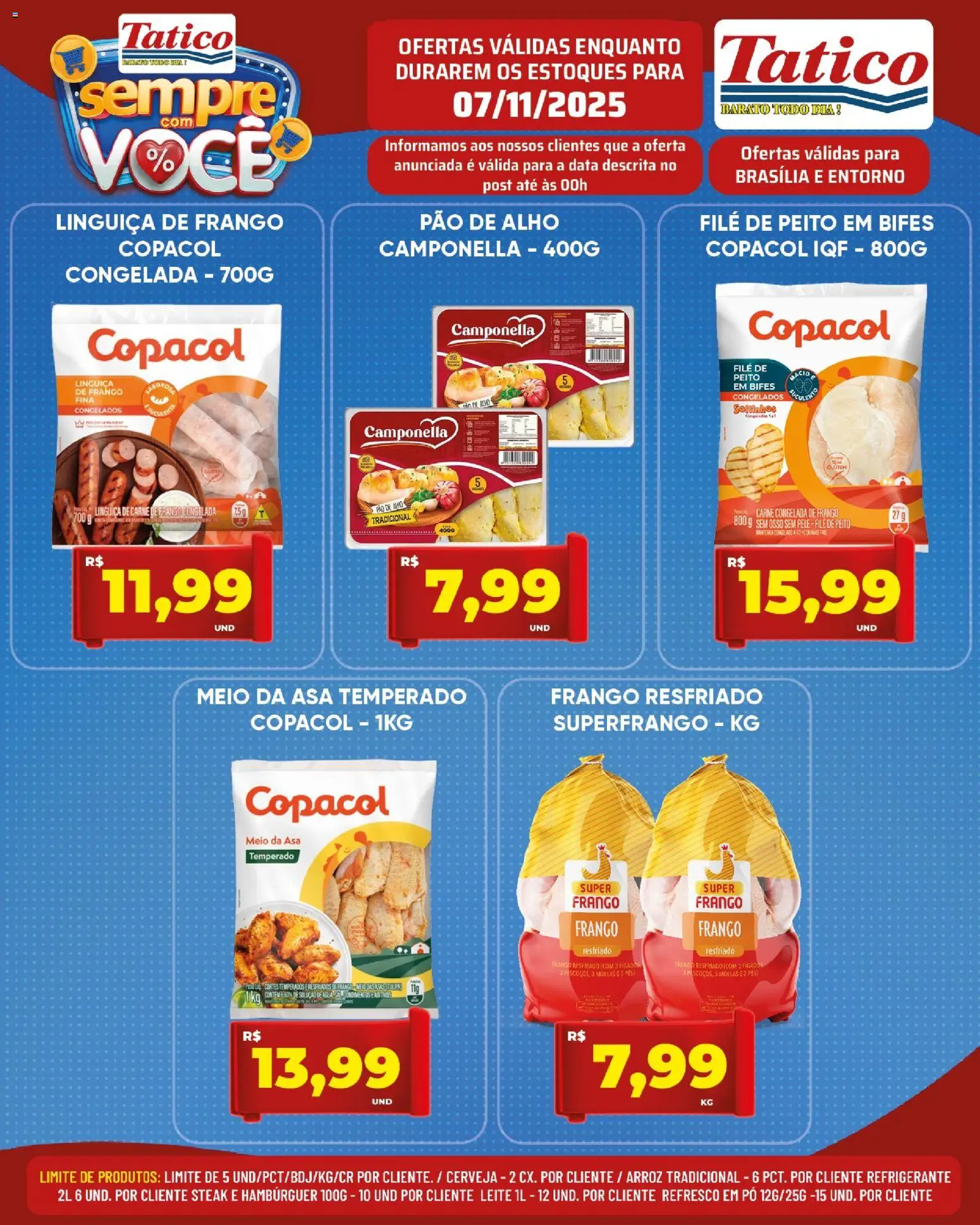 Tatico Folheto - válido de 07.11.2025 | Página: 9 | Produtos: Refresco, Cerveja, Carne, Refrigerante