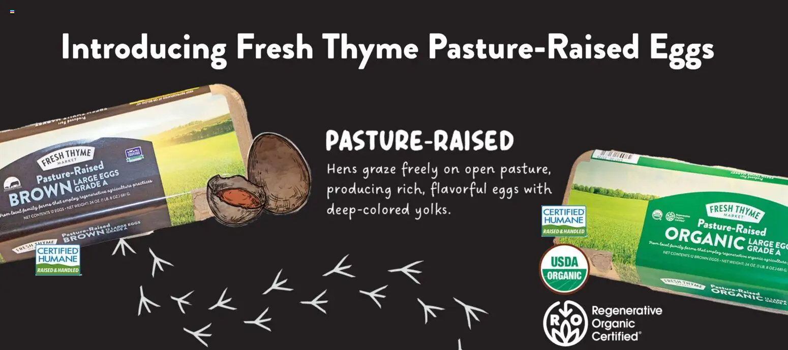Fresh Thyme Monthly Ad - valid from 01.01.2026 | Page: 5 | Products: Eggs, Weight