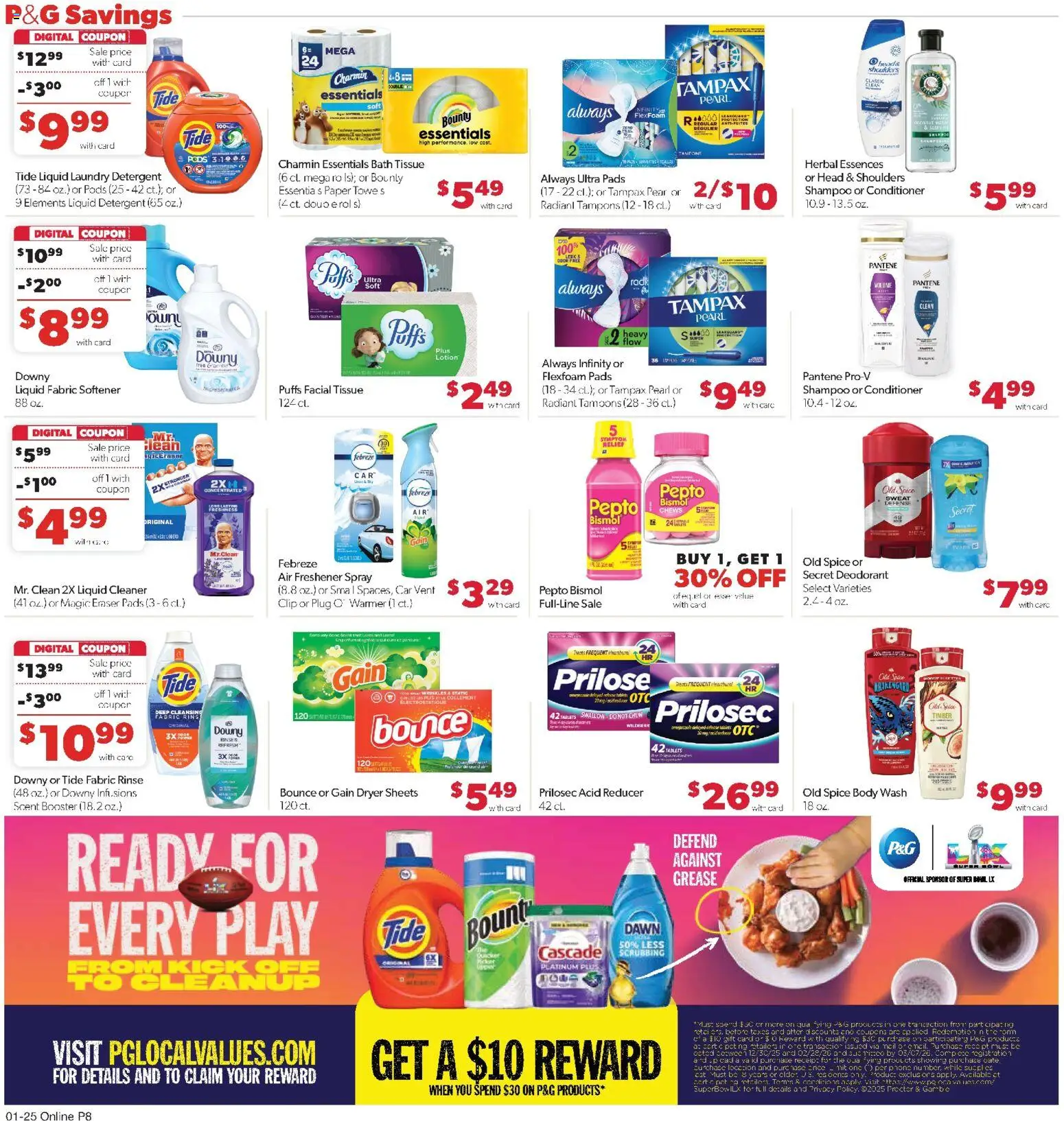 Family Fare Weekly Ad - IA - valid from 25.01.2026 | Page: 12 | Products: Eraser, Bath, Shampoo, Deodorant