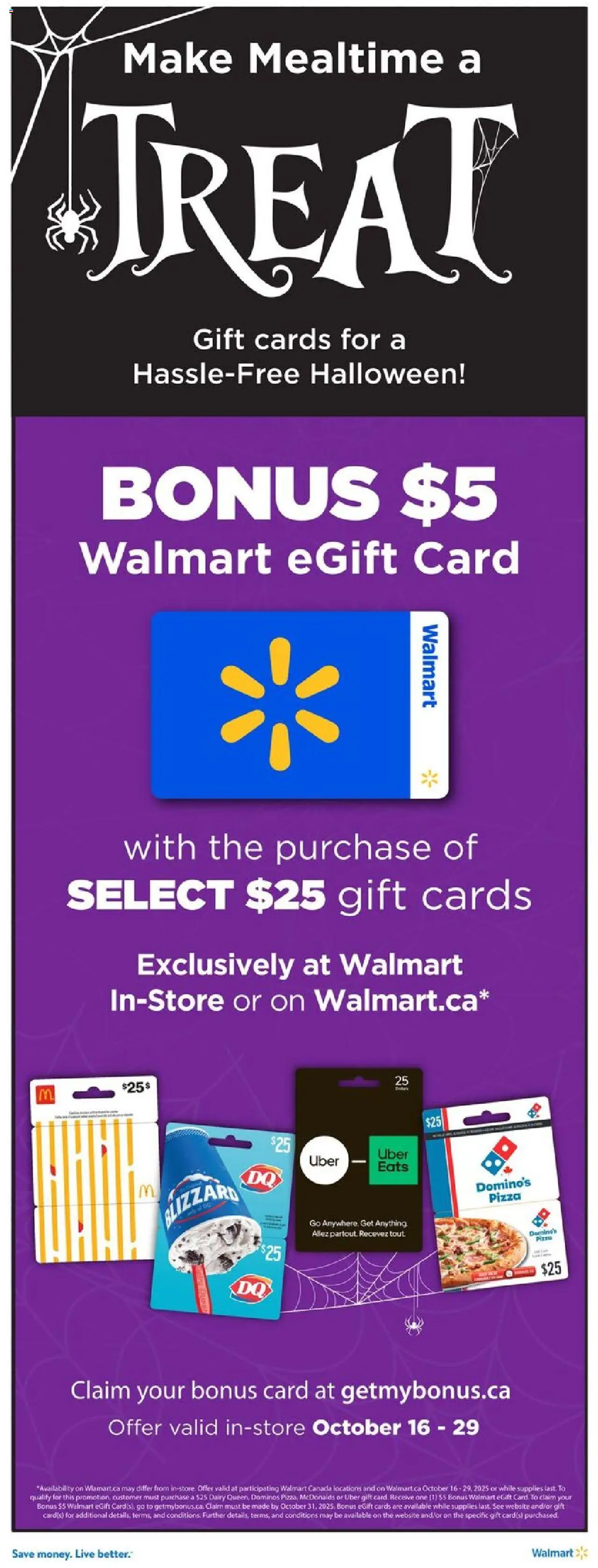 Walmart flyer valid from 16.10.2025 | Page: 24 | Products: Pizza