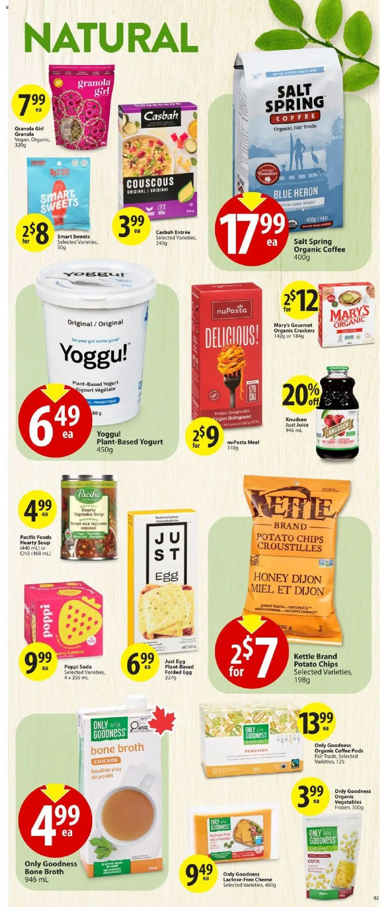 Save on foods flyer valid from 11.09.2025 | Page: 24 | Products: Chips, Kettle, Cheese, Juice