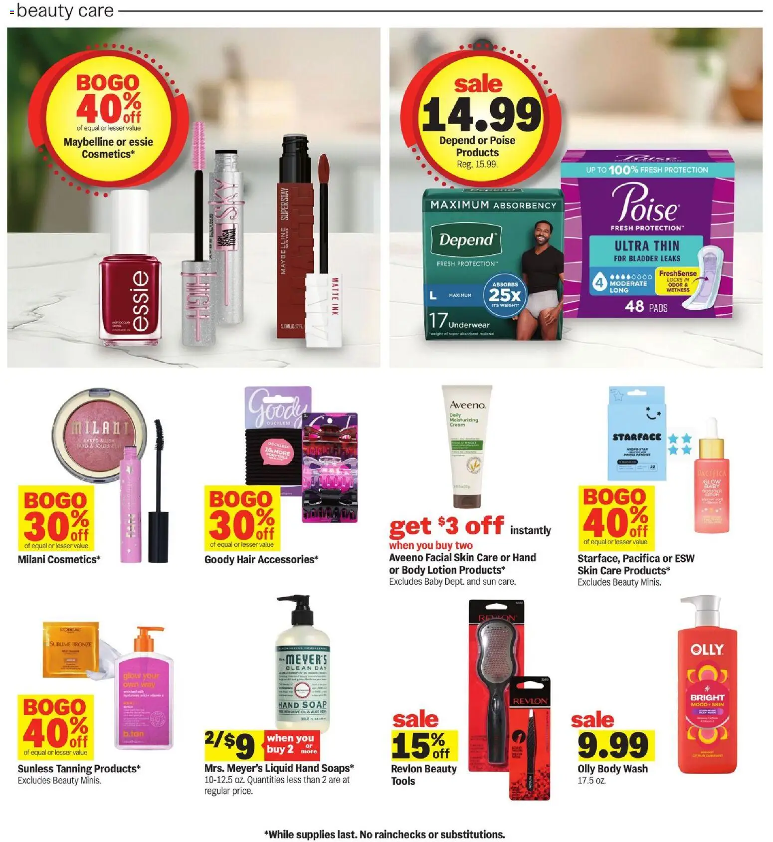 Meijer Weekly Ad - MI - valid from 08.04.2026 | Page: 27 | Products: Ink, Oil, Underwear, Weight