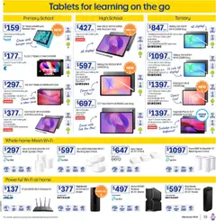 Preview of Officeworks  Catalogue  - valid from 01.10.2025 | Page: 13 | Products: Tablet, Keyboard, Camera, Tablets