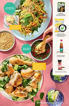 Preview of Aldi - Here for the Summer - valid from 02.12.2025 | Page: 13 | Products: Fish, Salad, Sauce, Mango