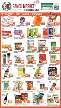 Preview of 99 Ranch Market weekly ads valid from 21.11.2025
