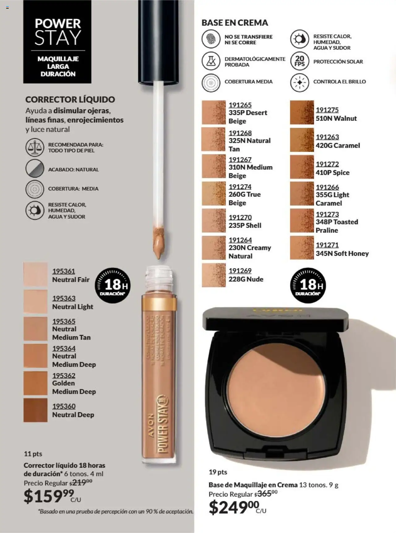 Nuevas ofertas de AVON válidas en toda la República Mexicana desde el 09.10.2025. ¡Encuentra las mejores ofertas en AVON - Campaña 16 2025! | Página: 34 | Productos: Base de maquillaje, Crema, Brillo, Corrector