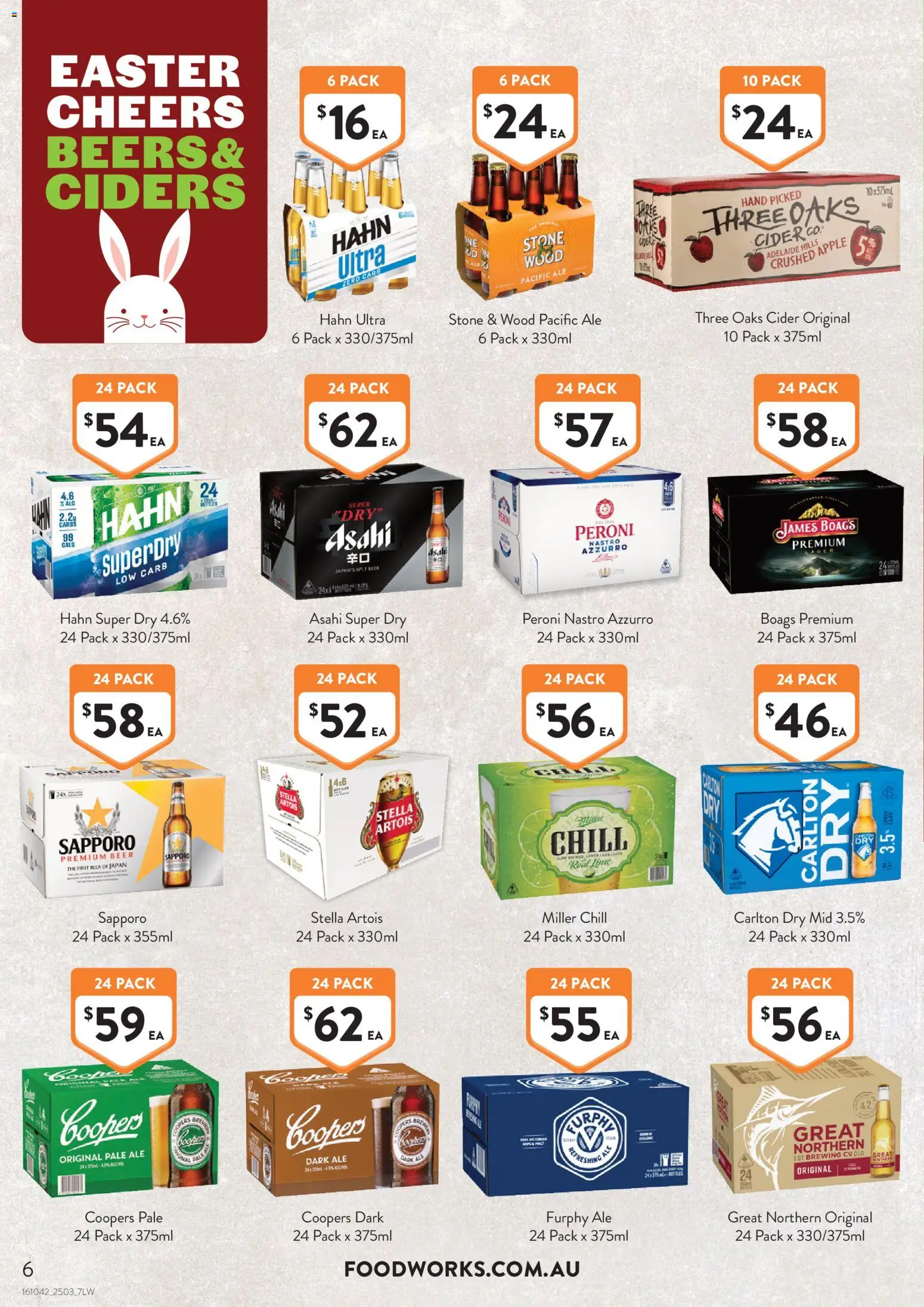 Foodworks catalogue - valid from 25.03.2026 | Page: 6 | Products: Beer, Wood