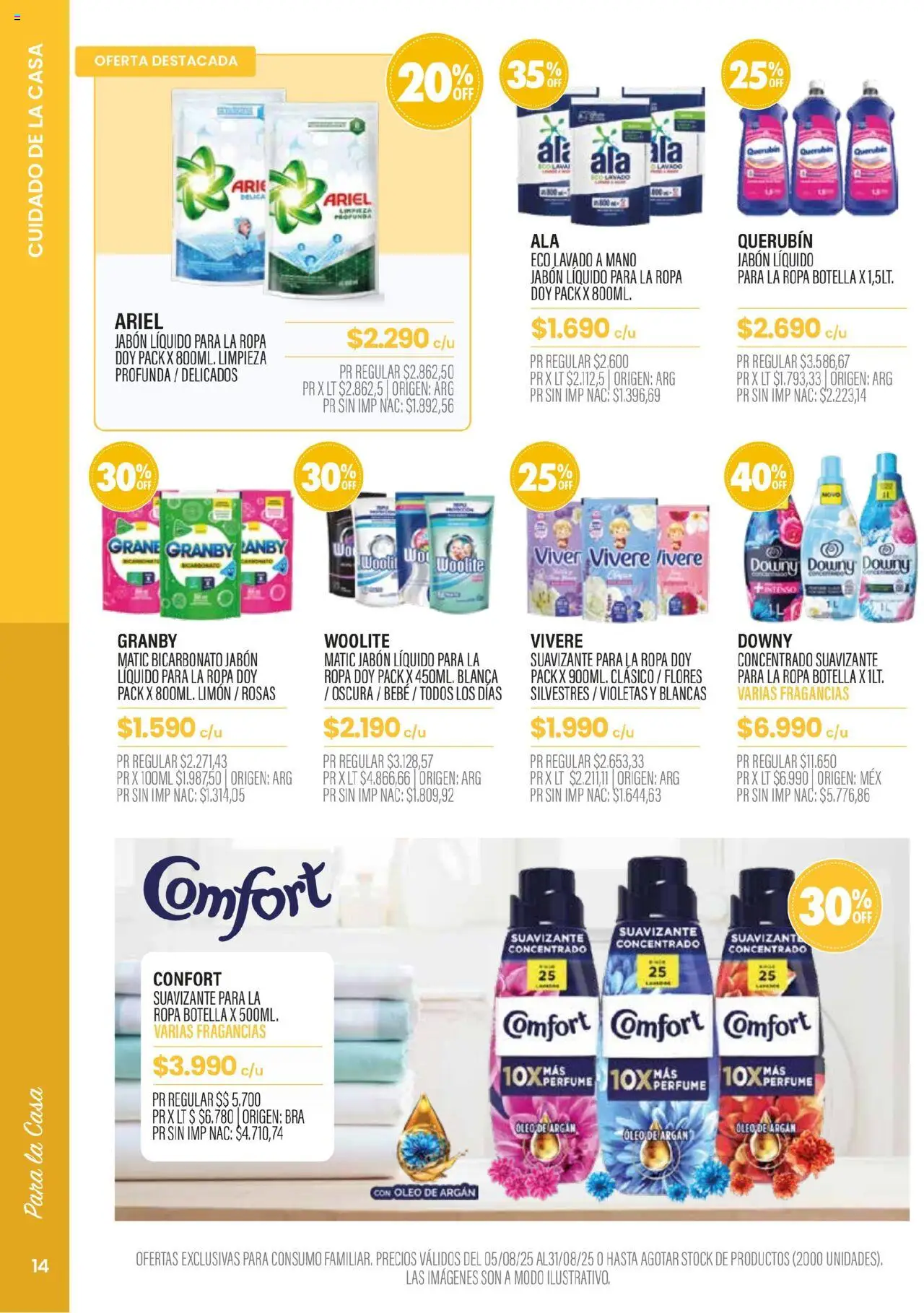 Pigmento catálogo │ válido desde el 05.08.2025 | Página: 14 | Productos: Botella, Jabón líquido, Limón, Ropa