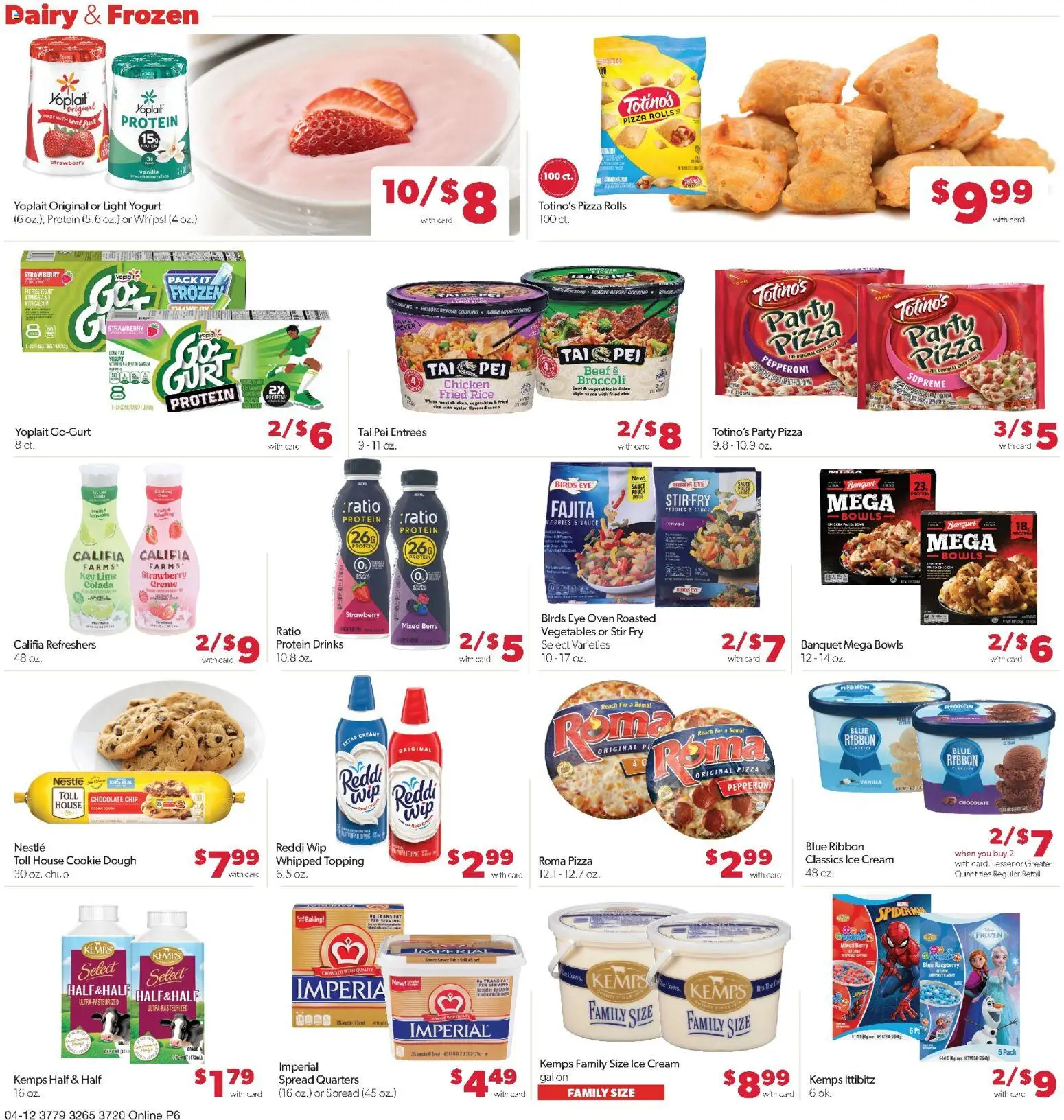 Family Fare Weekly Ad - NE - valid from 12.04.2026 | Page: 10 | Products: Ice cream, Lime, Raspberry, Oven