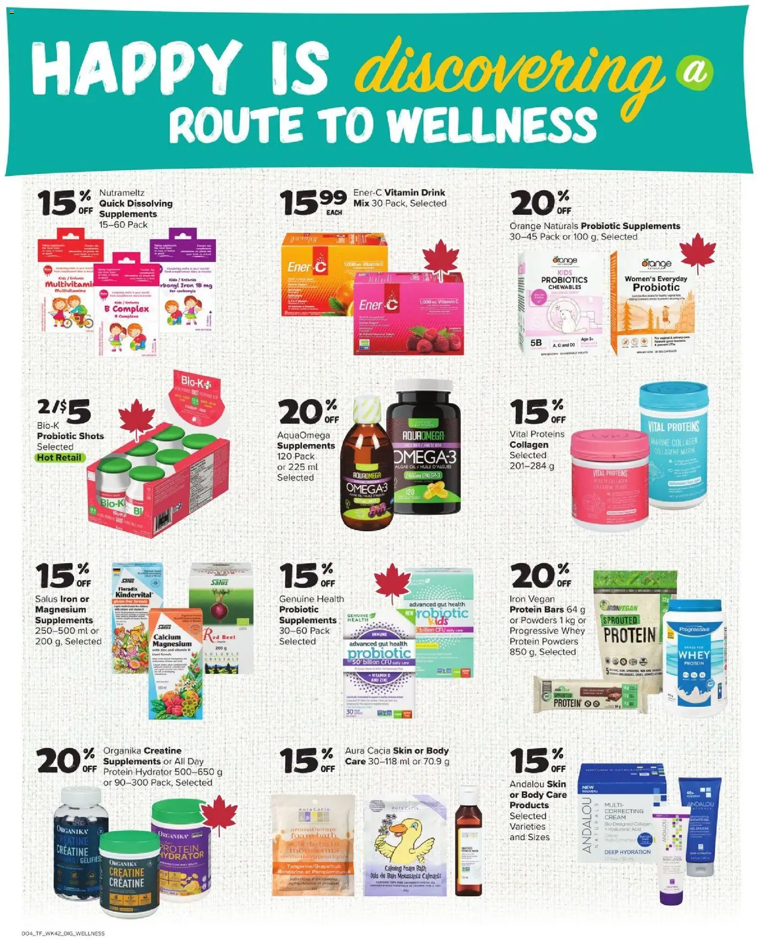 Thrifty Foods flyer valid from 12.02.2026 | Page: 13 | Products: Cream, Iron, Bath, Oil