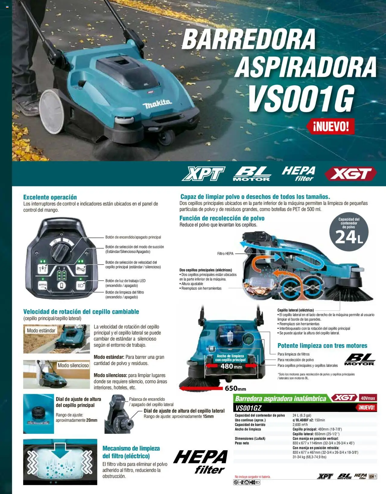 Nuevas ofertas de Makita válidas en toda la República Mexicana desde el 07.10.2024. ¡Encuentra las mejores ofertas en Makita catálogo Ope! | Página: 13 | Productos: Cepillo, Aspiradora, Contenedor, Polvo