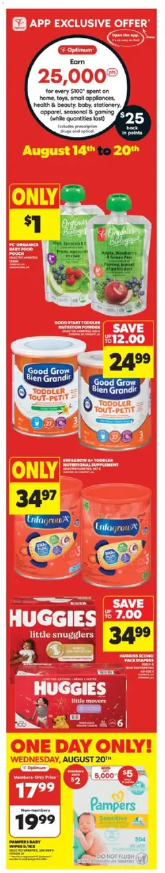 Preview of Real Canadian Superstore weekly flyer / circulaire from shop Real Canadian Superstore valid from 14.08.2025