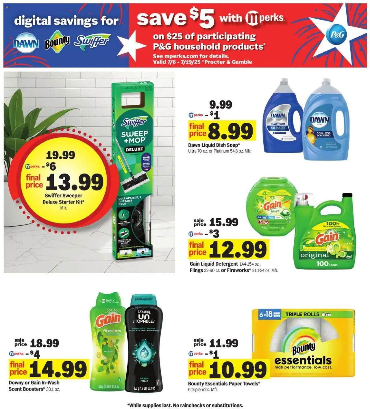 Meijer Weekly Ad - MI - valid from 06.07.2025 | Page: 37 | Products: Detergent, Starter