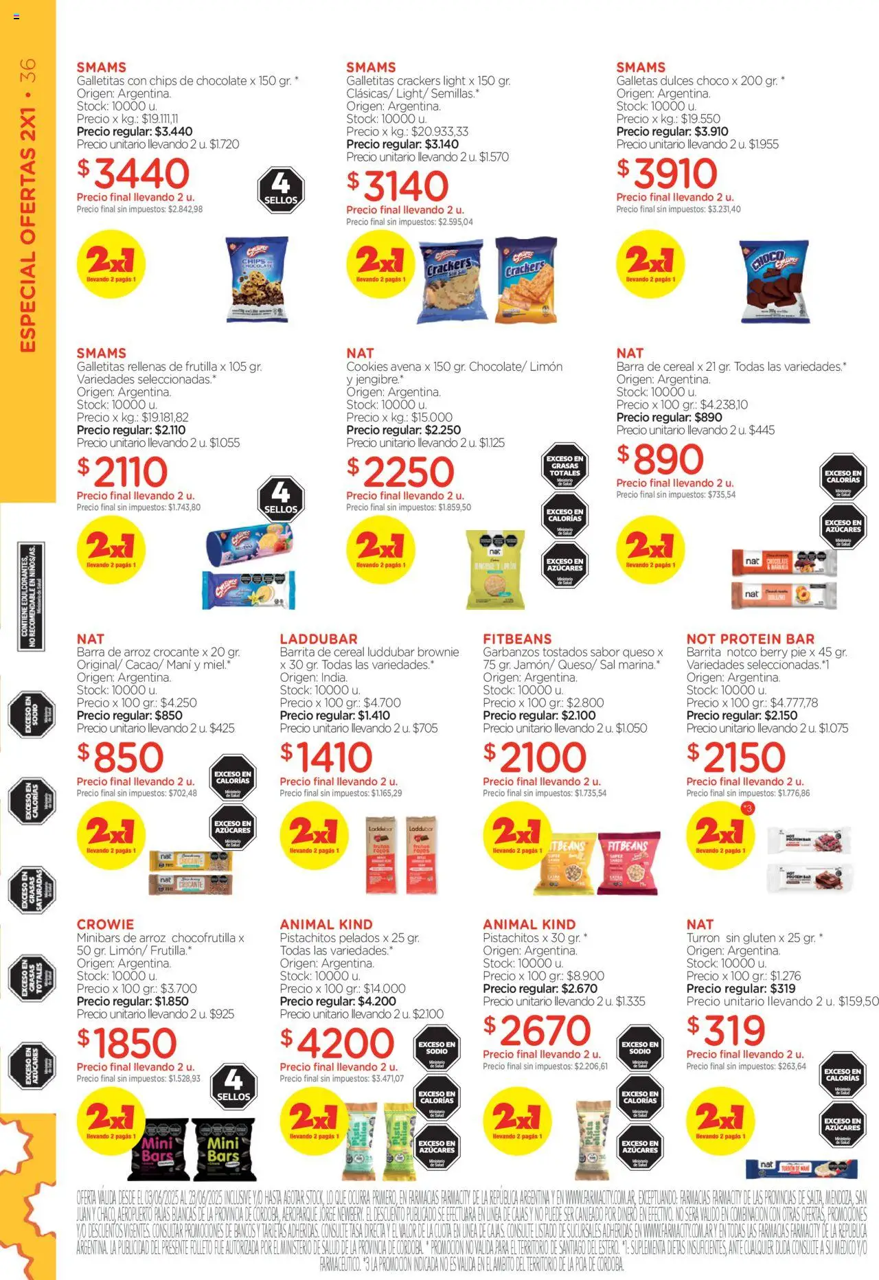 Farmacity catálogo │ válido desde el 03.06.2025 | Página: 36 | Productos: Frutilla, Sal, Avena, Limón