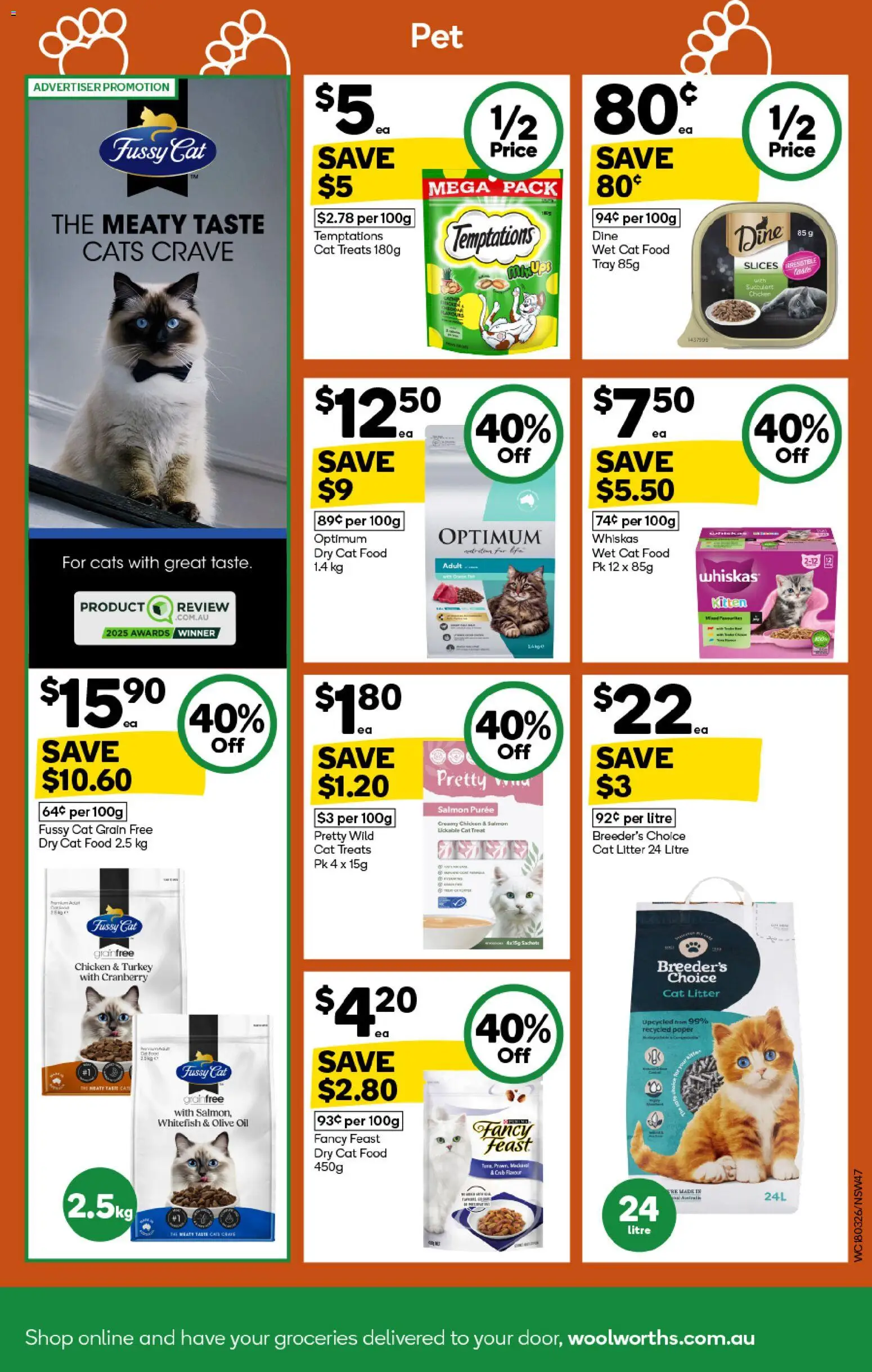 Woolworths catalogue - valid from 18.03.2026 | Page: 47 | Products: Oil, Chicken, Salmon, Turkey