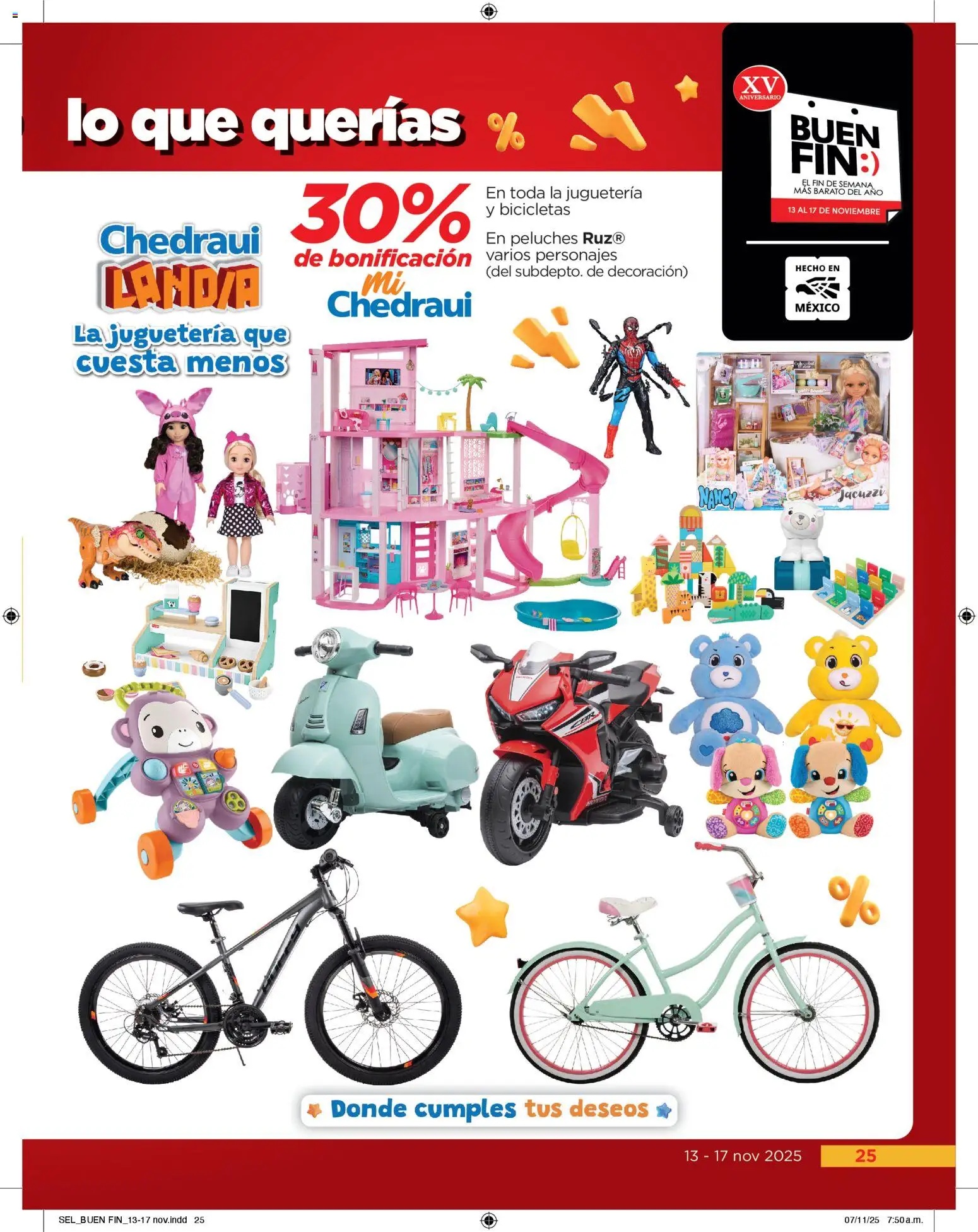 Nuevas ofertas de Chedraui válidas en toda la República Mexicana desde el 13.11.2025. ¡Encuentra las mejores ofertas en Chedraui Buen Fin! | Página: 25