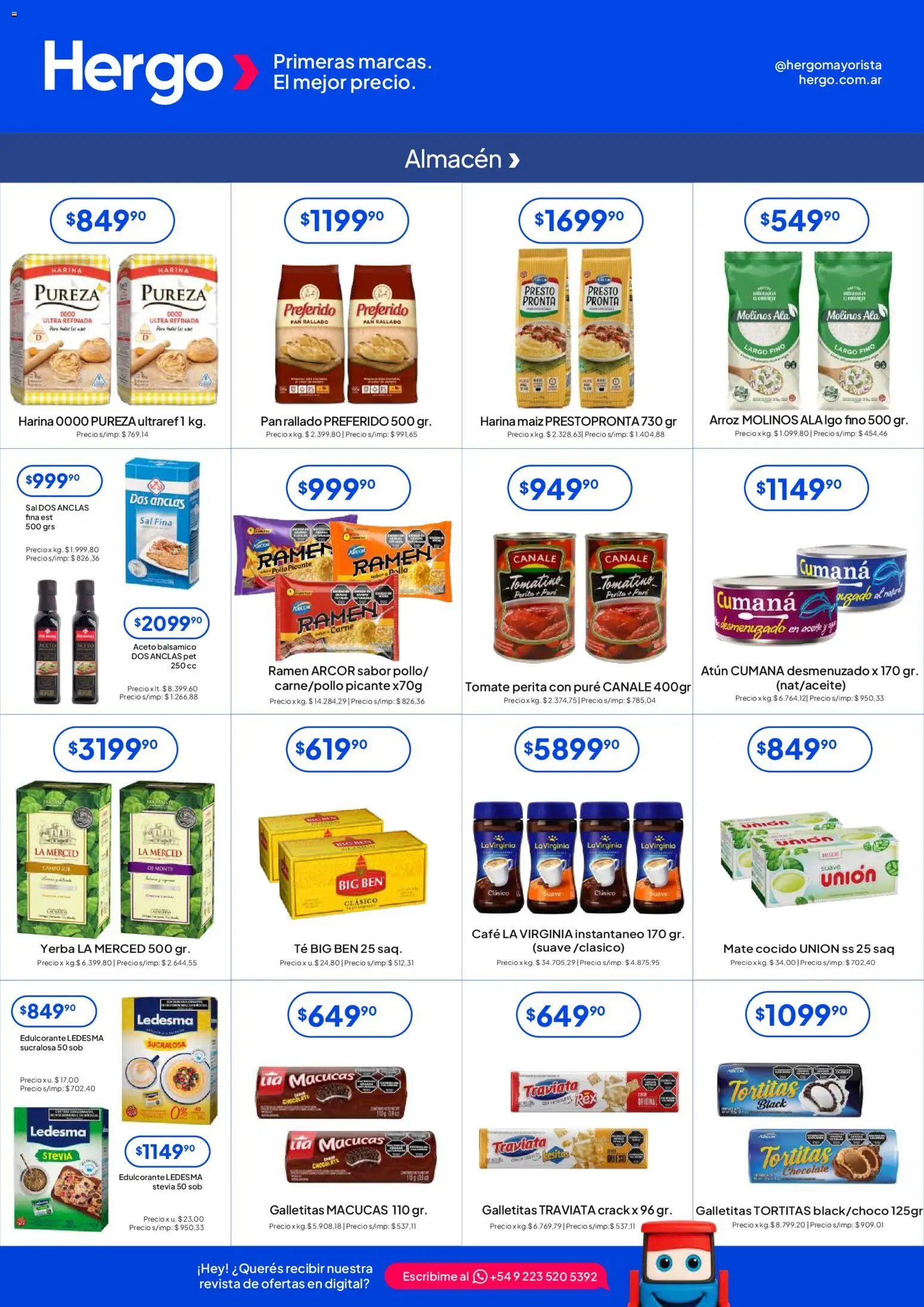 Hergo catálogo │ válido desde el 08.04.2026 | Página: 2 | Productos: Queso, Café, Té, Pan rallado