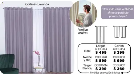 Vista previa de Colchas Concord - Catálogo, nuevo folleto de la tienda, válido en México a partir del 01.08.2025 | Página: 999 | Productos: Cortinas