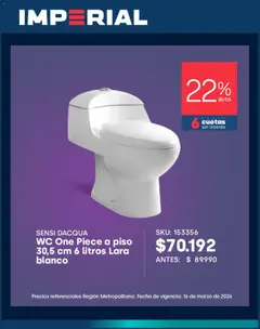 Imperial ofertas  válido desde el 10.03.2026 | Página: 3 | Productos: Wc