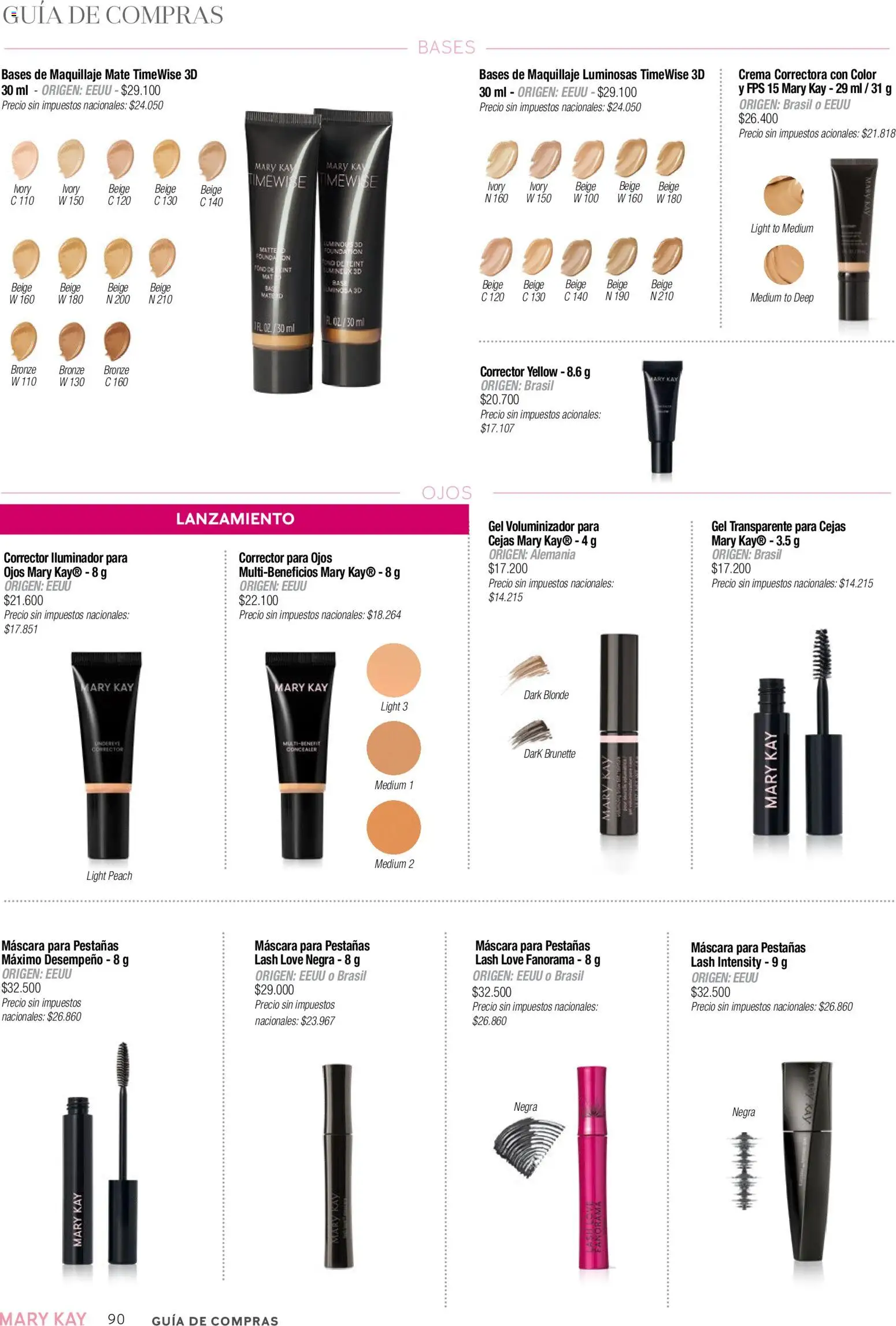 Mary Kay - Look Primavera 2025 │ válido desde el 01.11.2025 | Página: 90 | Productos: Mate, Maquillaje, Máscara, Crema