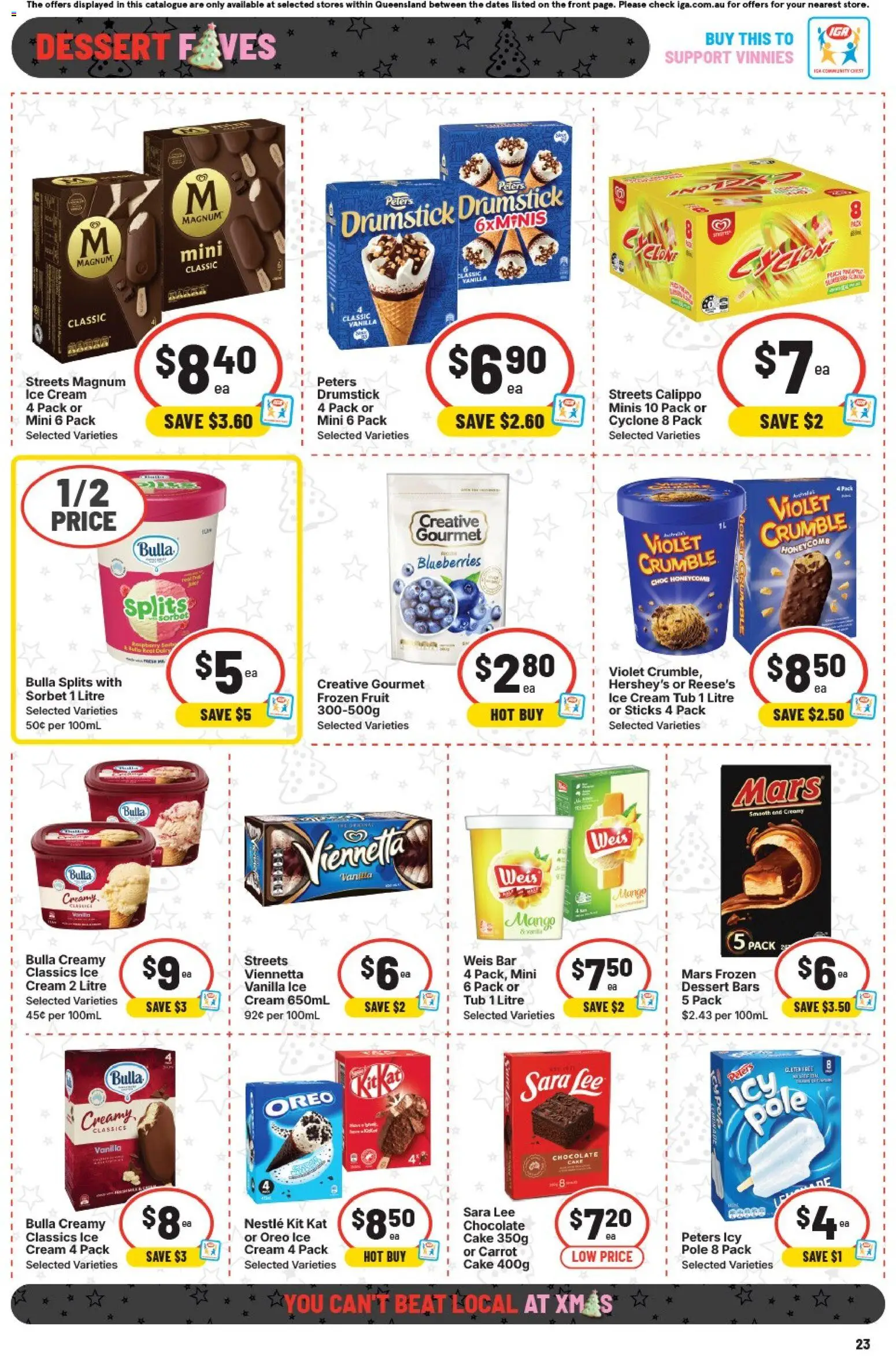 IGA catalogue - valid from 17.12.2025 | Page: 26 | Products: Chocolate, Cream, Ice cream, Mango