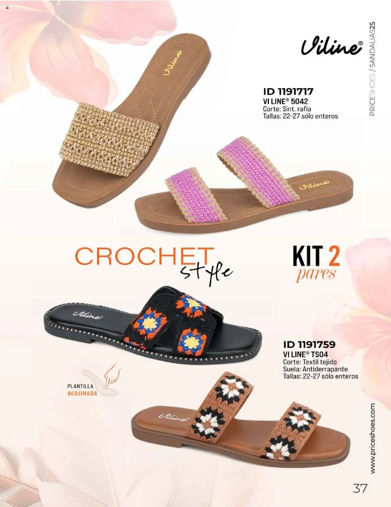 Nuevas ofertas de Price Shoes válidas en toda la República Mexicana desde el 11.03.2025. ¡Encuentra las mejores ofertas en Price Shoes catálogo Sandalias Kits 2025! | Página: 37