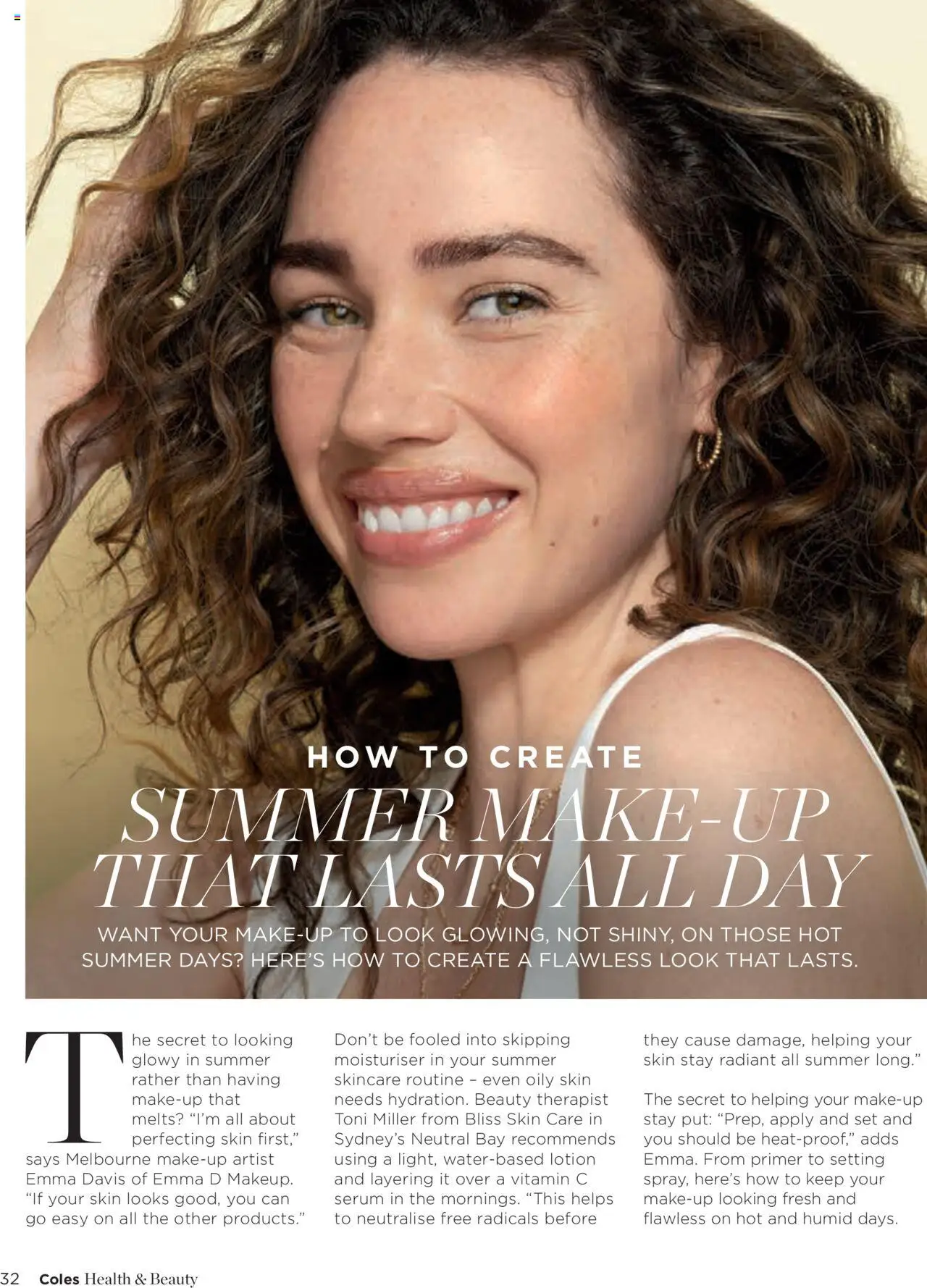 Coles catalogue - valid from 06.01.2025 | Page: 32 | Products: Lotion, Moisturiser, Makeup, Vitamin