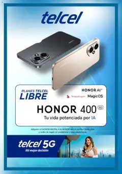Vista previa de Telcel - Catálogo, nuevo folleto de la tienda, válido en México a partir del 08.08.2025