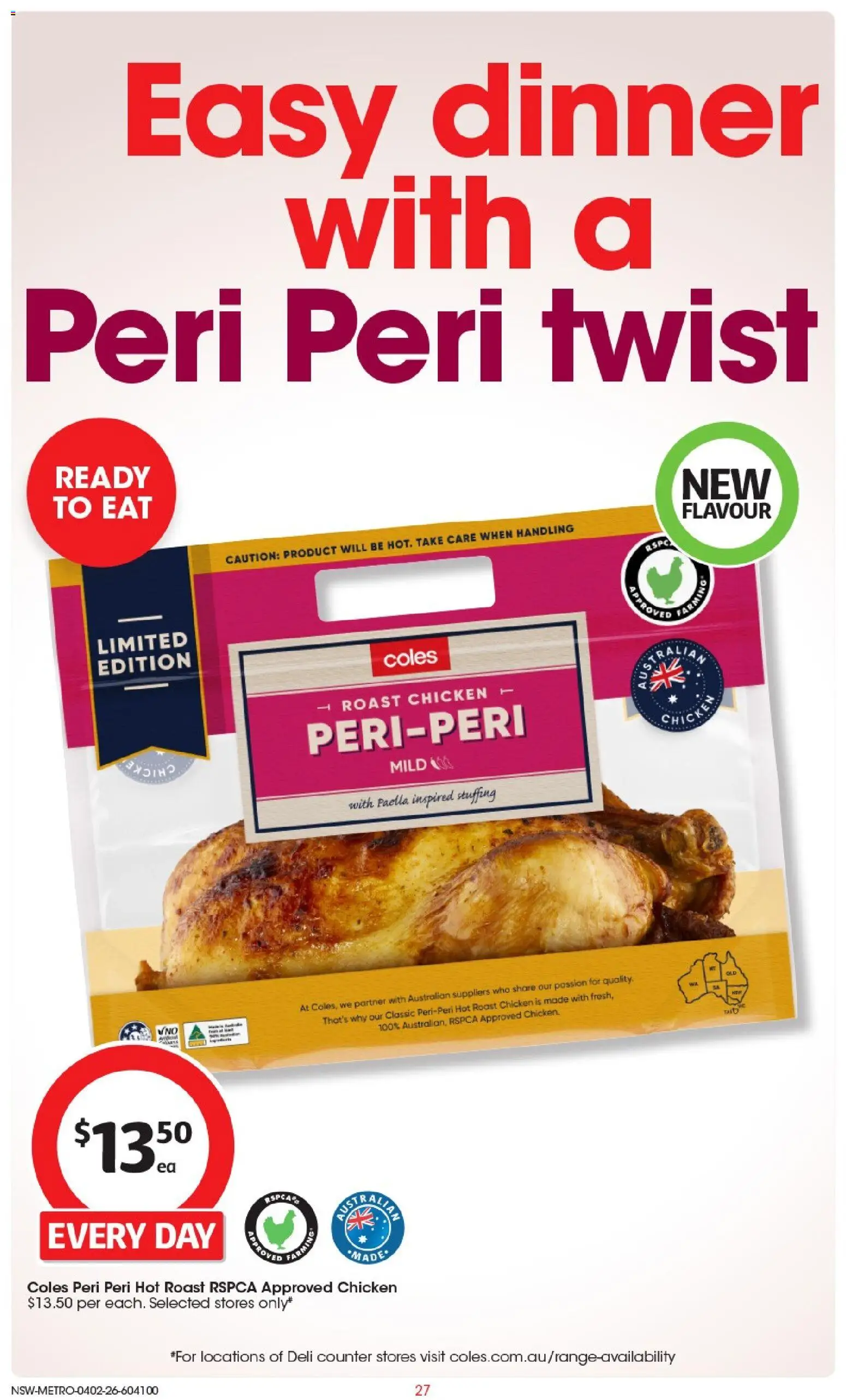 Coles catalogue - valid from 04.02.2026 | Page: 27 | Products: Chicken