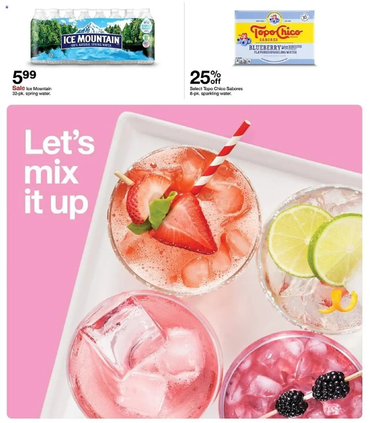 Target Weekly Ad - valid from 24.08.2025 | Page: 6 | Products: Water