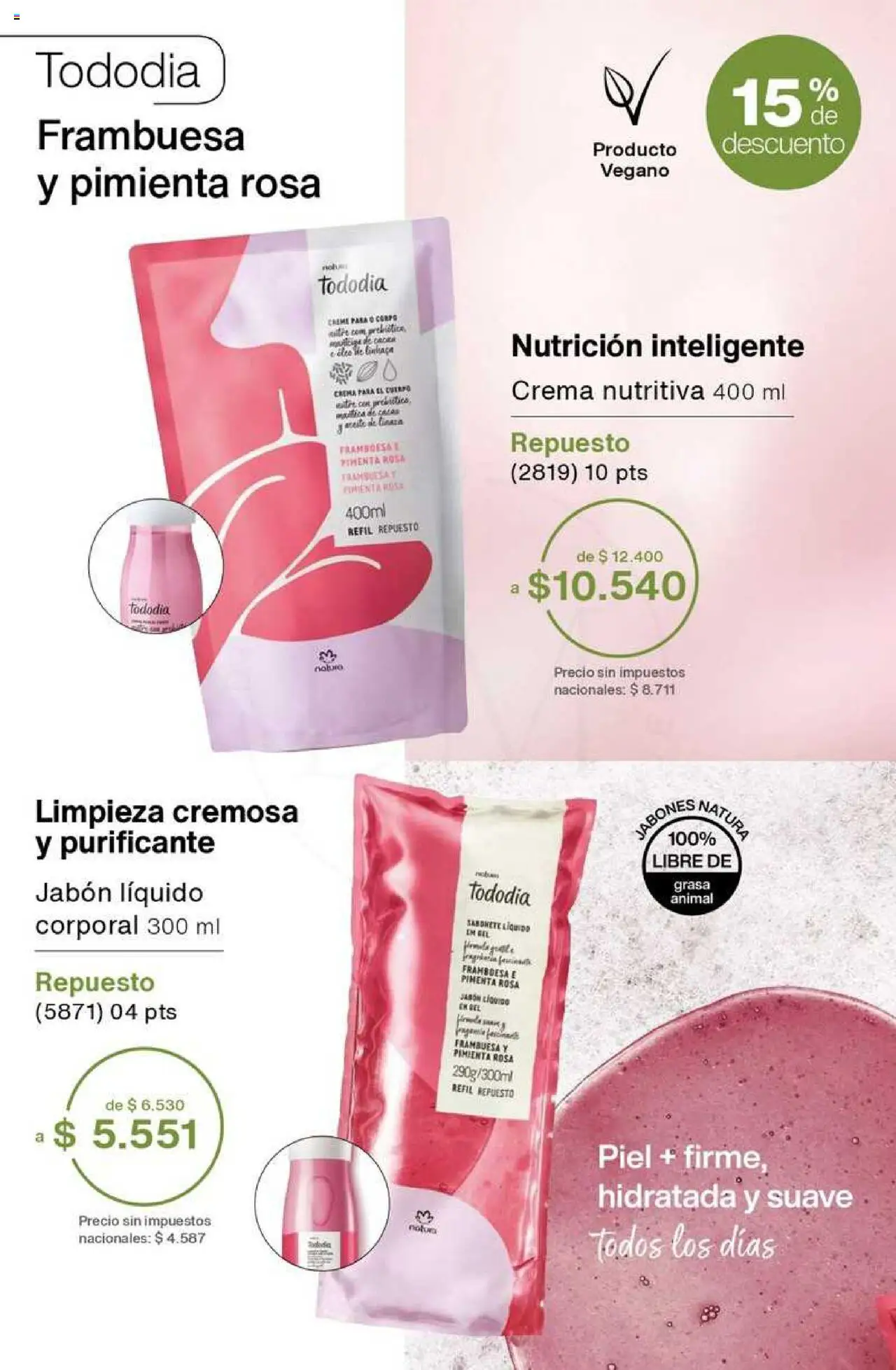 Catálogo Natura Ciclo 8 │ válido desde el 03.06.2025 | Página: 181 | Productos: Aceite, Jabón, Pimienta, Crema