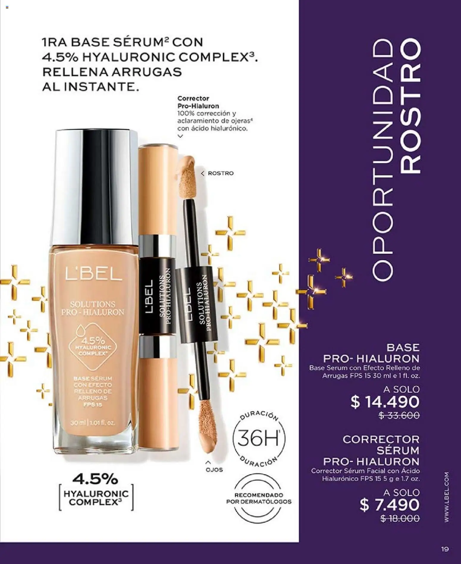 Catálogo L'Bel Campaña 4 │ válido desde el 15.02.2026 | Página: 23 | Productos: Corrector, Base, Serum
