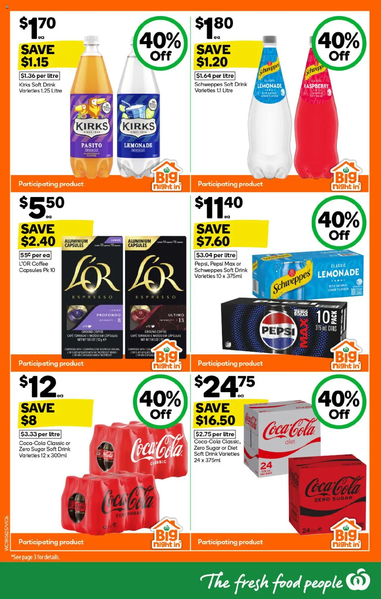Woolworths catalogue - valid from 18.06.2025 | Page: 6 | Products: Pepsi, Passionfruit, Lemon, Raspberry