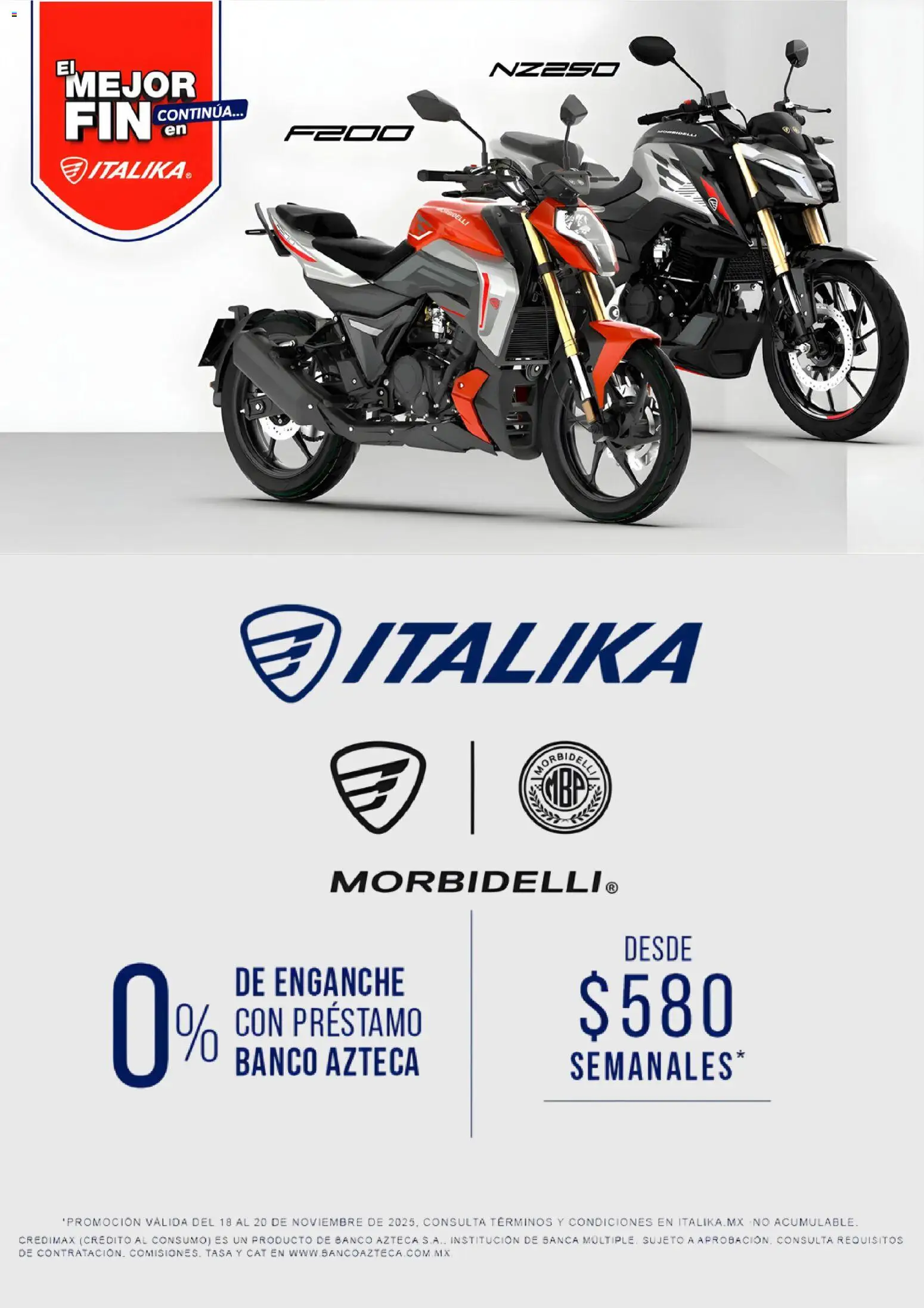 Nuevas ofertas de Italika válidas en toda la República Mexicana desde el 18.11.2025. ¡Encuentra las mejores ofertas en Italika Buen Fin ! | Página: 2 | Productos: Banco