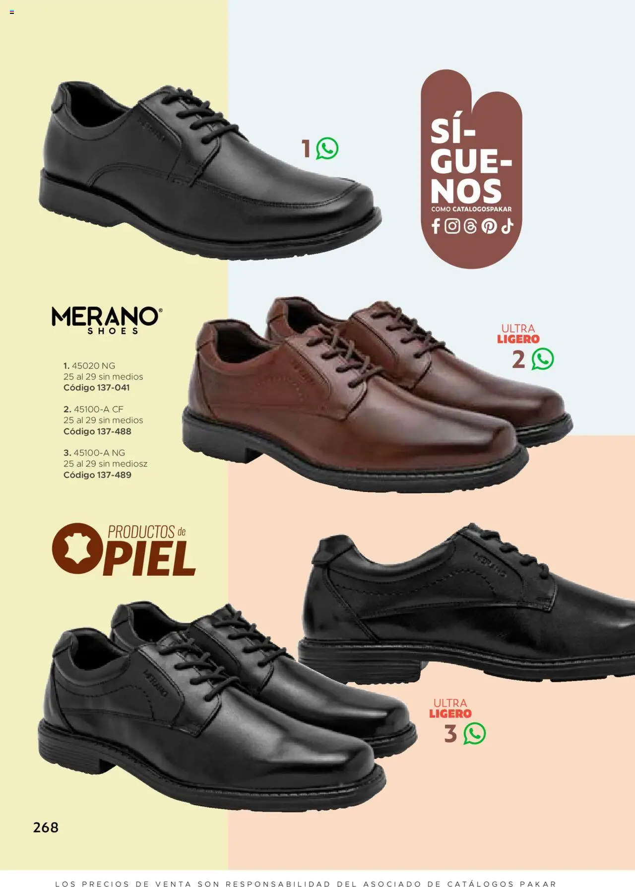 Nuevas ofertas de SC Pakar válidas en toda la República Mexicana desde el 24.07.2025. ¡Encuentra las mejores ofertas en SC Pakar - Catálogo Hombre otoño / invierno! | Página: 268