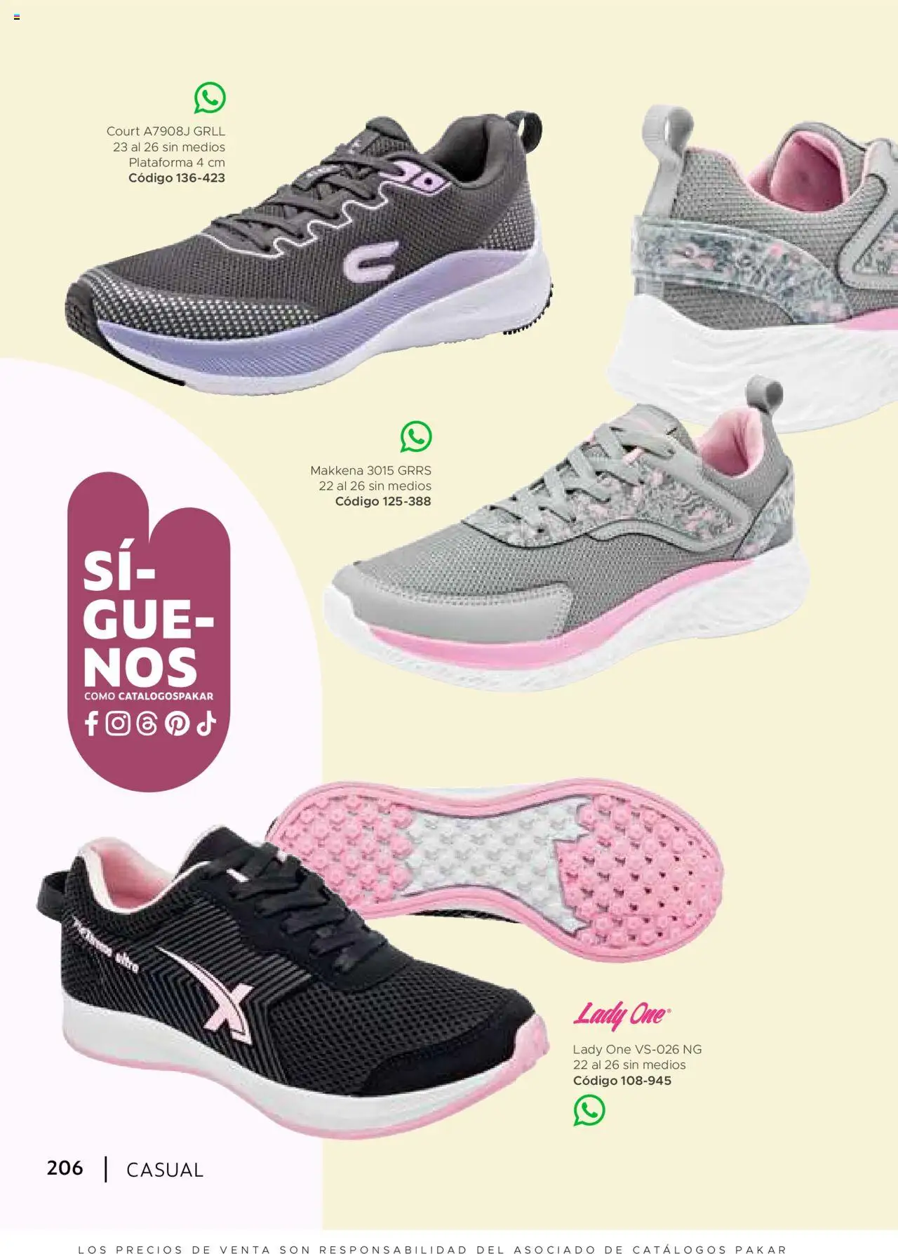 Nuevas ofertas de SC Pakar válidas en toda la República Mexicana desde el 24.07.2025. ¡Encuentra las mejores ofertas en SC Pakar - Catálogo Casual otoño / invierno! | Página: 206