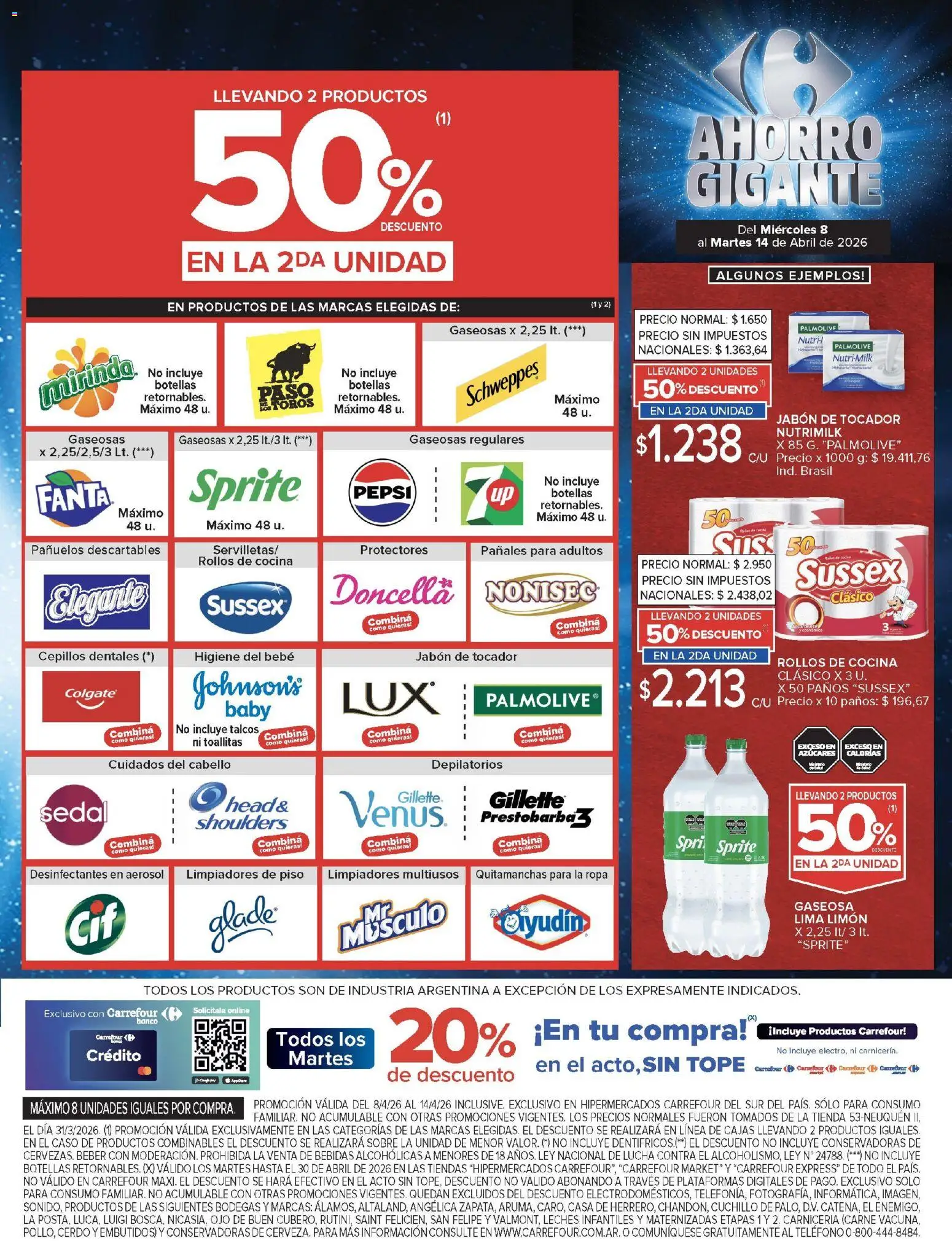 Carrefour ofertas │ válido desde el 08.04.2026 | Página: 6 | Productos: Cuchillo, Cocina, Lima, Jabón
