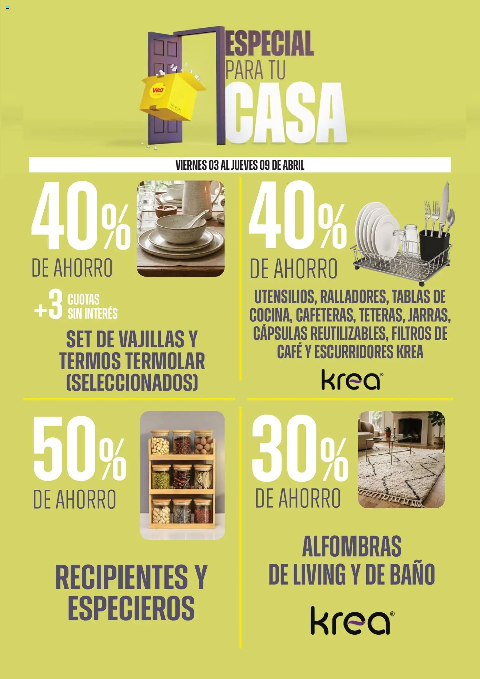 Vea - Ofertas especial para tu casa │ válido desde el 03.04.2026 | Página: 9 | Productos: Baño, Café