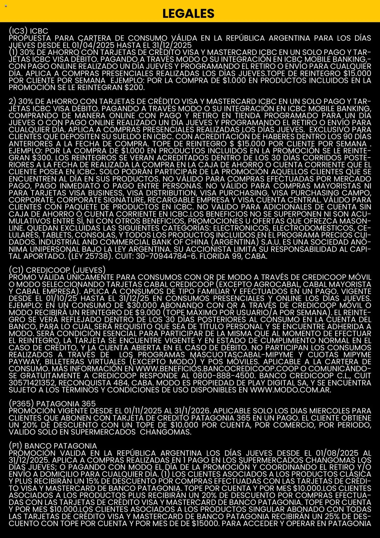 Changomas ofertas │ válido desde el 01.12.2025 | Página: 8 | Productos: Movil, Cartera, Caso, Banco