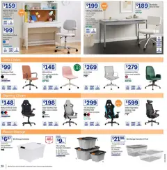 Officeworks catalogue - valid from 07.08.2025 | Page: 18 | Products: Chair, Desk, Drawer, Ergonomic