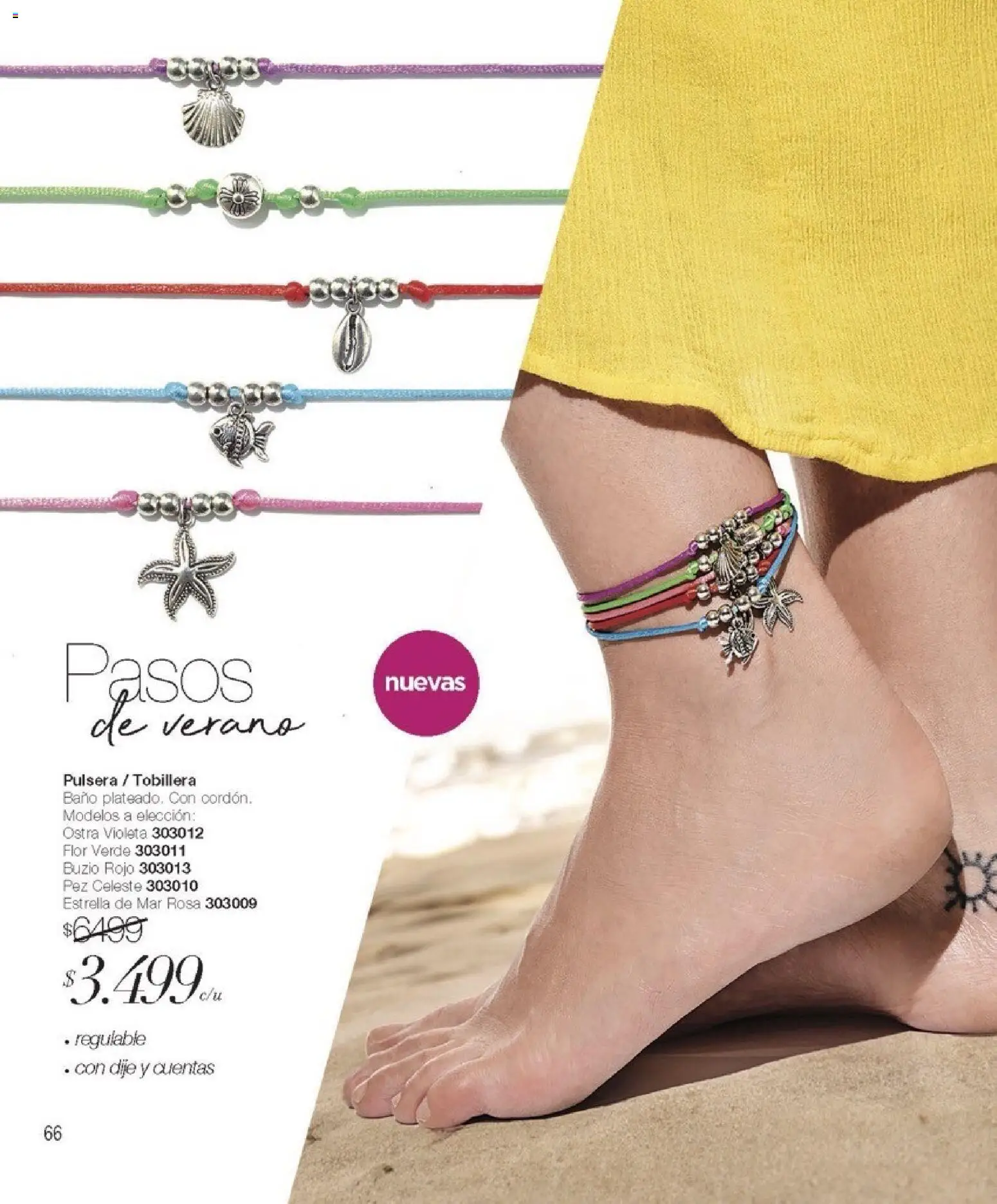 Violetta catálogo │ válido desde el 01.01.2026 | Página: 66 | Productos: Pulsera, Tobillera, Dije, Pez