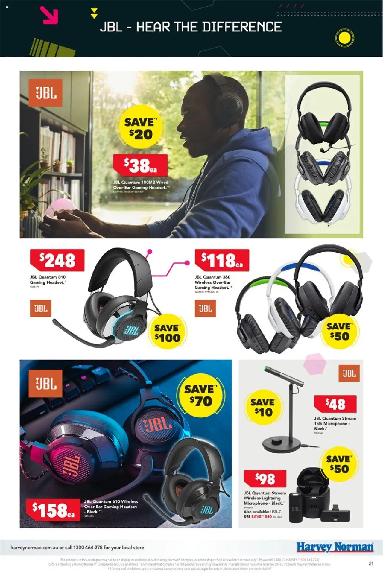 Harvey Norman catalogue - valid from 10.10.2025 | Page: 21 | Products: Accessories, Headset, Microphone