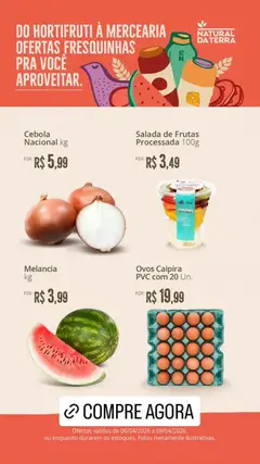 Natural da Terra - Ofertas da semana - Pré-Visualização do folheto da loja Natural da Terra, válido de 06.04.2026