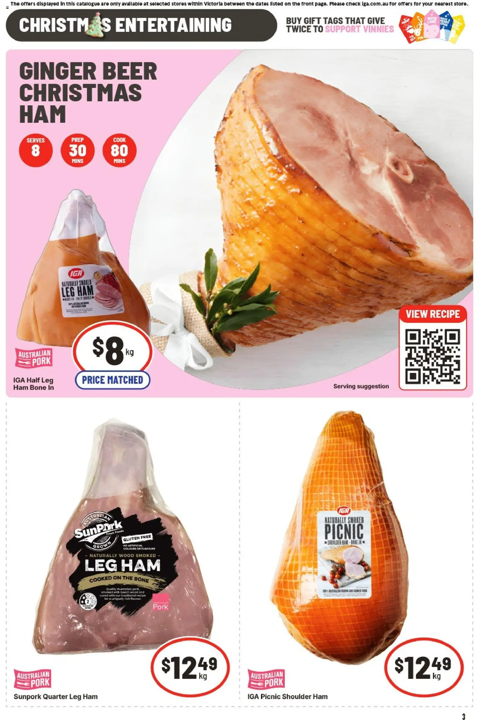 IGA catalogue - valid from 19.11.2025 | Page: 6 | Products: Ginger, Beer, Pork, Wood
