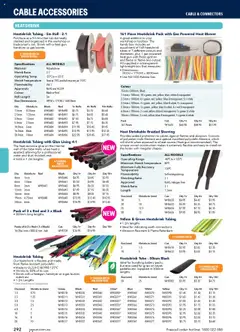 Preview of Jaycar Engineering & Scientific Catalogue 2025/2026  - valid from 09.07.2025 | Page: 292