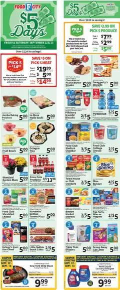 Preview of Food City weekly ads valid from 10.09.2025