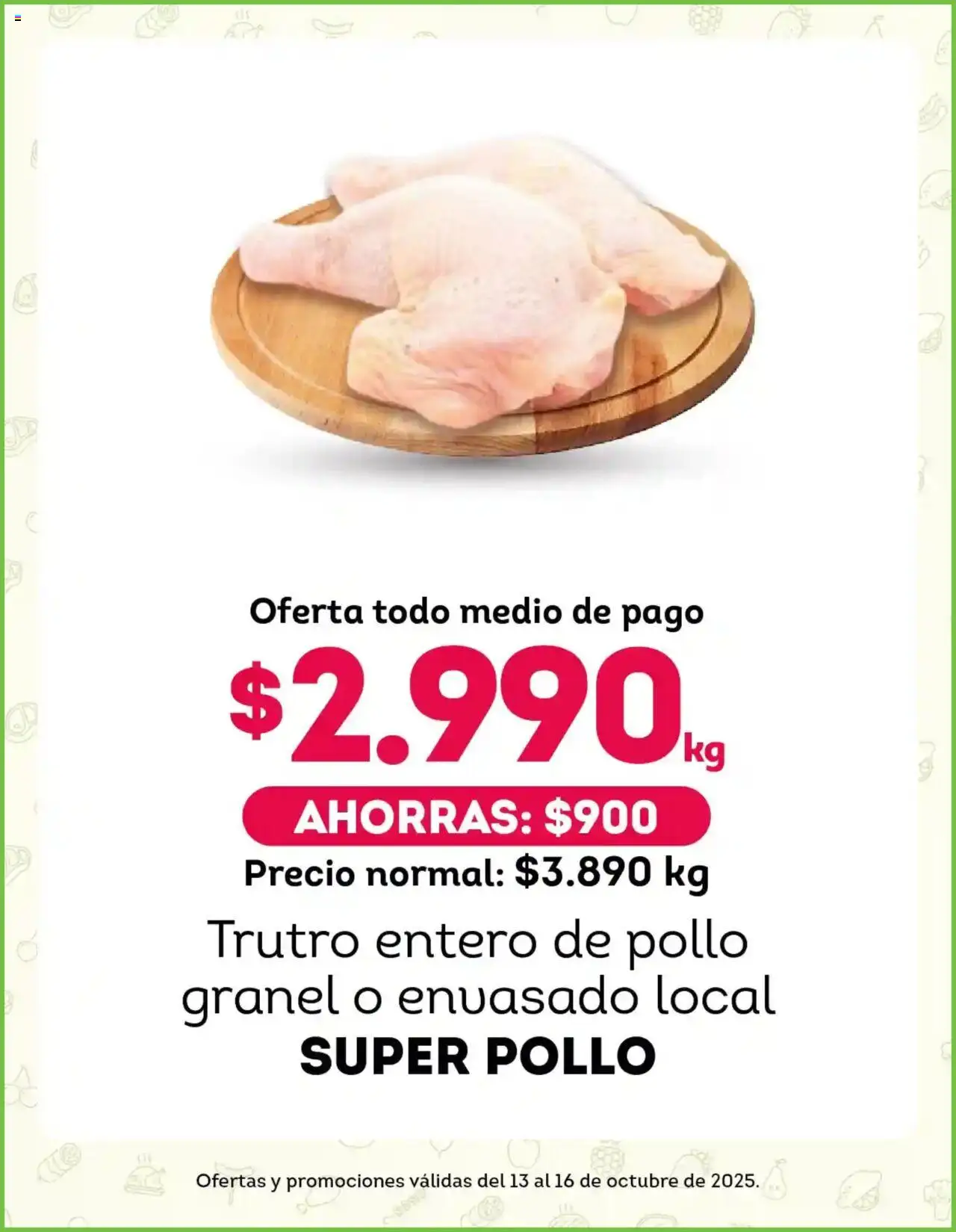Tottus ofertas  │ válido desde el 13.10.2025 | Página: 3 | Productos: Pollo