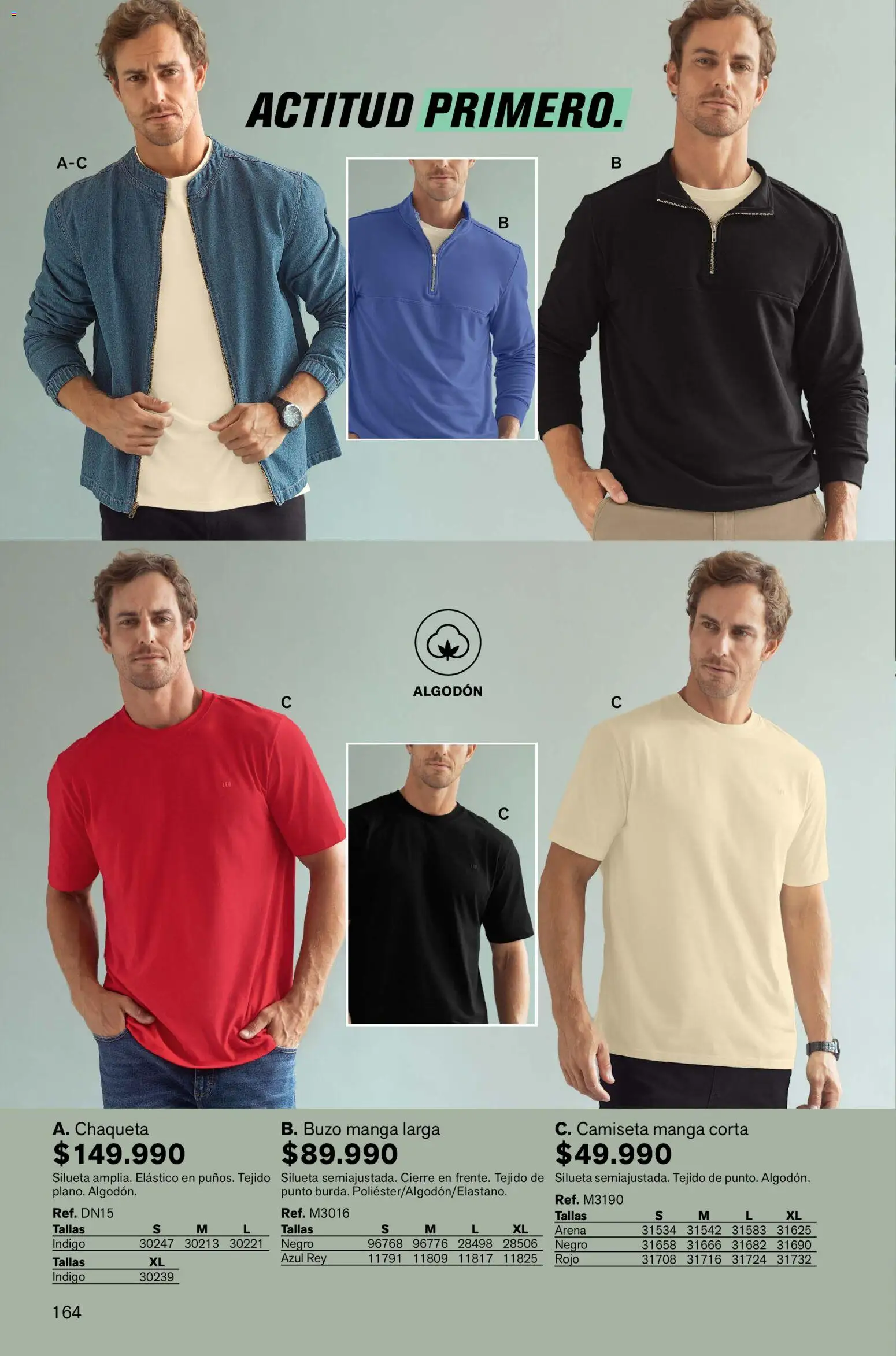 Leonisa revista - valida desde el 02.01.2026 | Página: 164 | Productos: Algodón, Buzo, Camiseta, Chaqueta